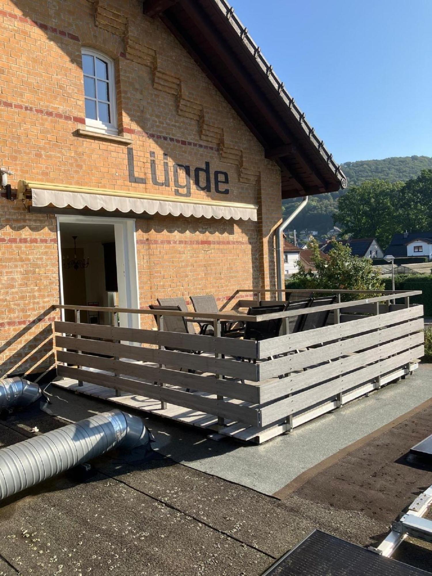 Ferienwohnung Im Bahnhof Luegde Eksteriør bilde